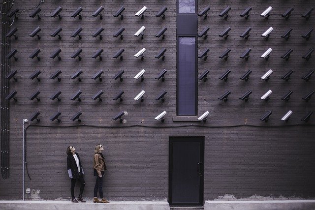 Cameras Looking at Two Women